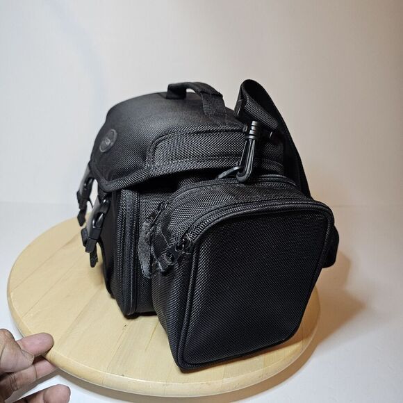 VINTAGE Kodak Black Padded Camera Bag With Multiple Pockets And Compartments - Picture 2 of 9